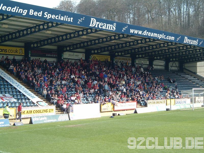 Adams Park - Wycombe Wanderers, Shrewsbury Supporters