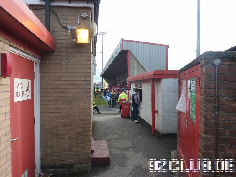 Crewe Alexandra - Shrewsbury Town, Alexandra Stadium, League One, 16.03.2013 - Gretsy Road End