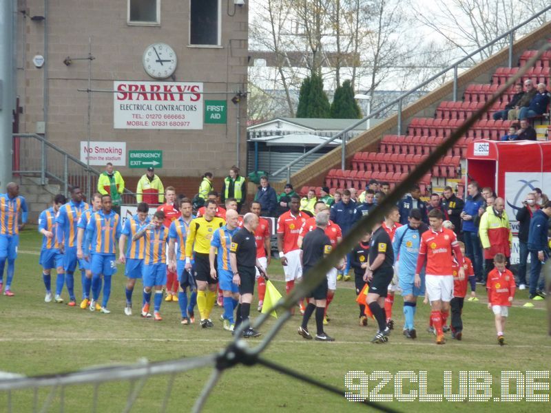 Crewe Alexandra - Shrewsbury Town, Alexandra Stadium, League One, 16.03.2013 - 