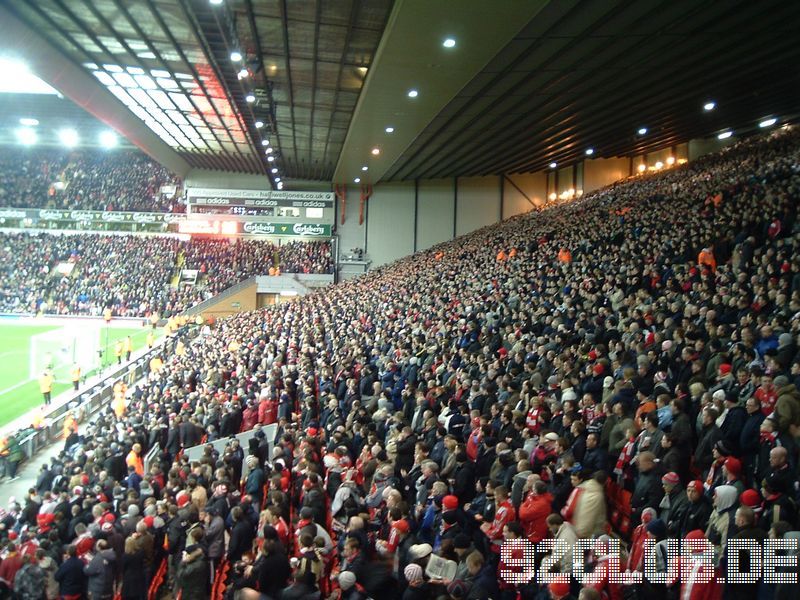 Liverpool FC - Sunderland AFC, Anfield, Premier League, 03.03.2009 - Der berühmte Kop