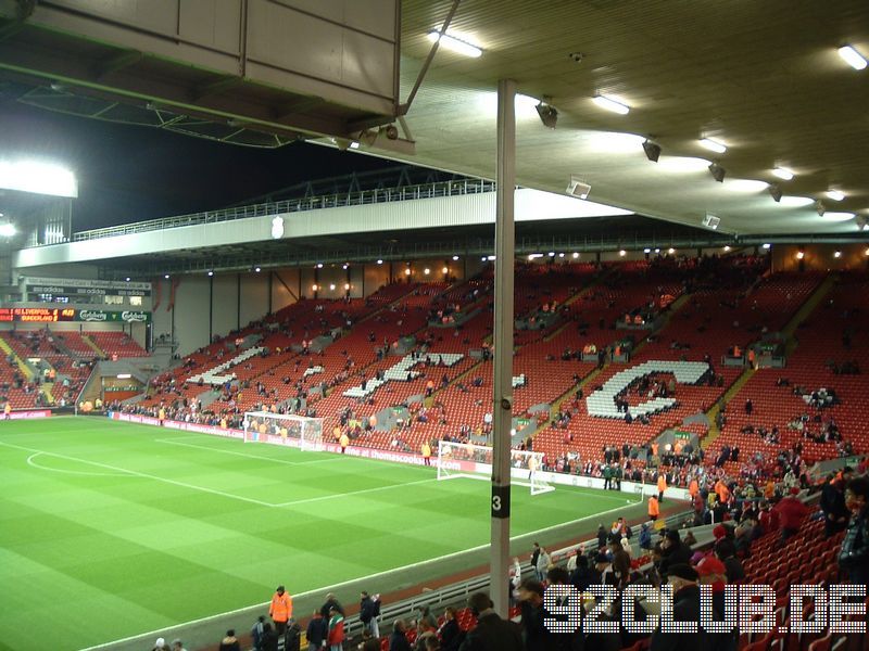 Liverpool FC - Sunderland AFC, Anfield, Premier League, 03.03.2009 - Kop Liverpool