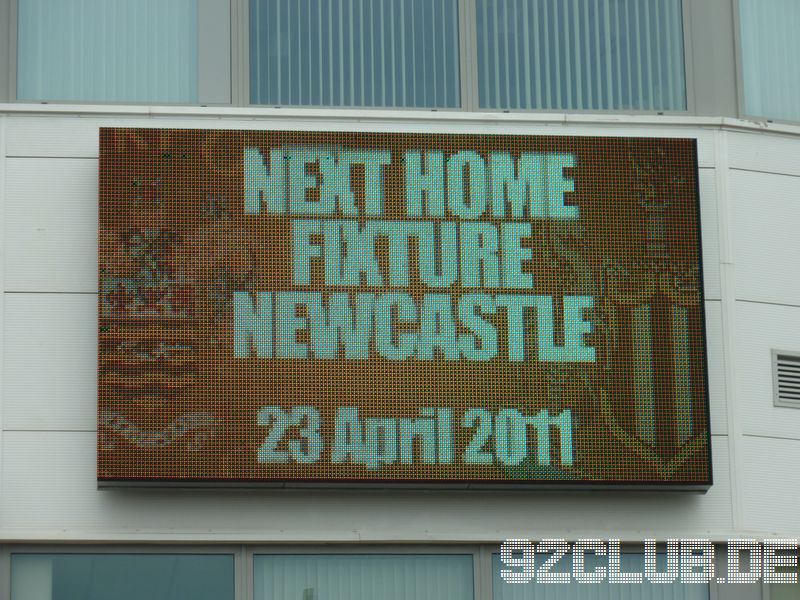 Blackpool FC - Newcastle United, Bloomfield Road, Premier League, 23.04.2011 - 