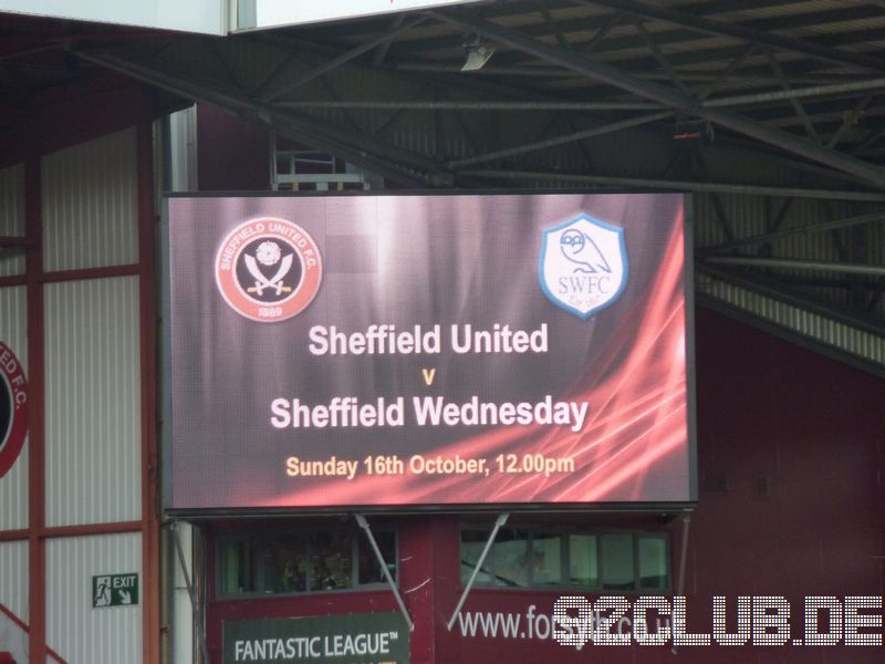 Sheffield United - Sheffield Wednesday, Bramall Lane, Championship, 16.10.2011 - 