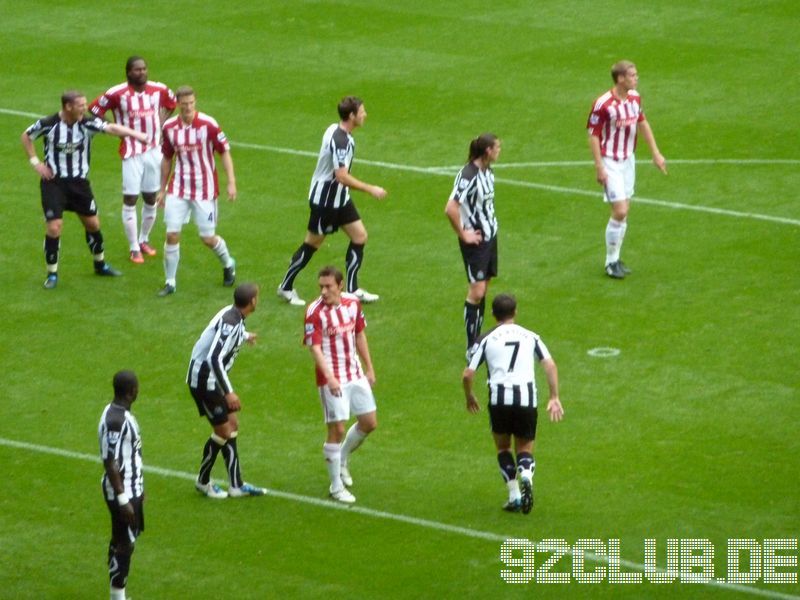 Newcastle United - Stoke City, St.James Park, Premier League, 26.09.2010 - 