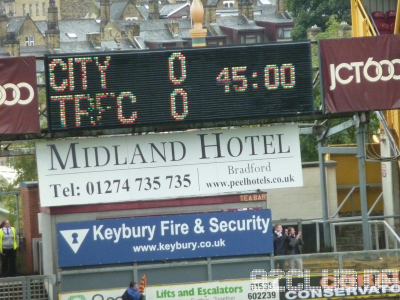 Bradford City - Tranmere Rovers, Valley Parade, League One, 13.10.2013 - 