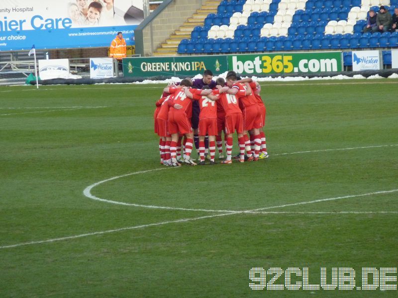 Colchester United - Walsall FC, Weston Homes Community Stadium, League One, 26.01.2013 - 