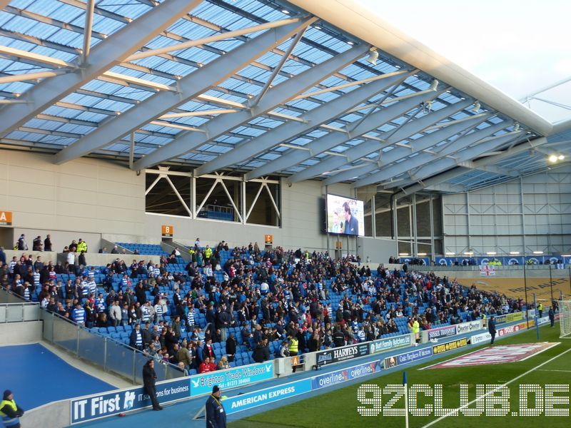 Brighton & Hove Albion - Reading FC, Amex Community Stadium, Championship, 10.04.2012 - South Stand
