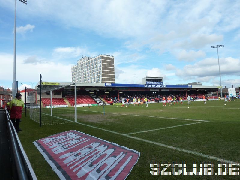 Crewe Alexandra - Shrewsbury Town, Alexandra Stadium, League One, 16.03.2013 - Away End