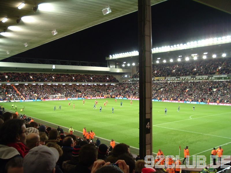 Liverpool FC - Sunderland AFC, Anfield, Premier League, 03.03.2009 - Anfield Road End und Kenny Dalglish Stand