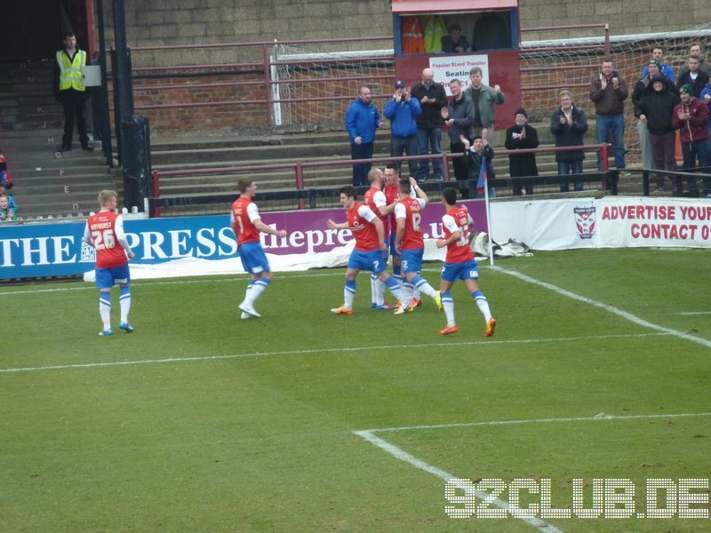 York City - Wycombe Wanderers, Bootham Crescent, League Two, 15.03.2014 - 