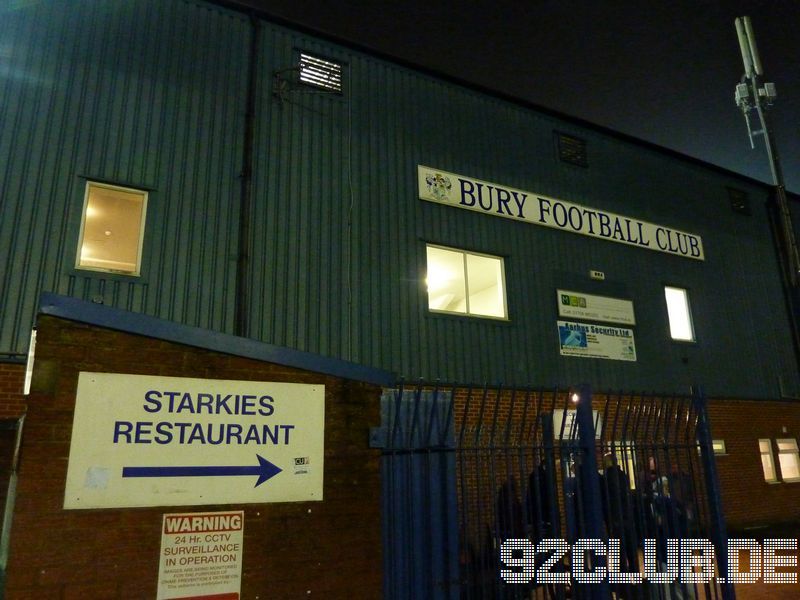 Bury FC - Shrewsbury Town, Gigg Lane, League One, 21.12.2012 - 