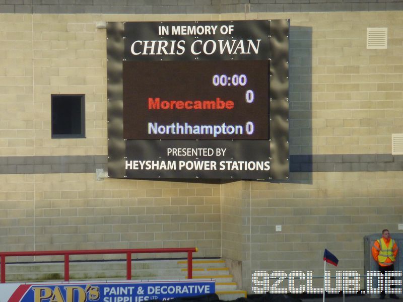 Morecambe FC - Northampton Town, Globe Arena, League Two, 07.01.2012 - 