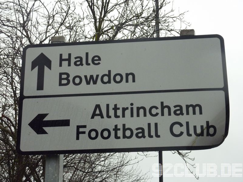 Moss Lane - Altrincham FC, 