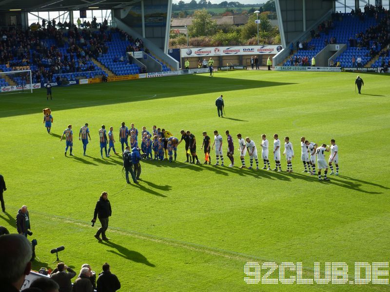 Shrewsbury Town - Walsall FC, Greenhous Meadow, League One, 14.10.2012 - 
