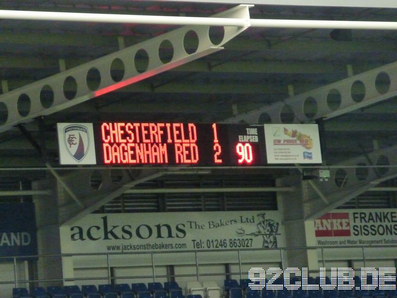 Proact Stadium - Chesterfield FC, 