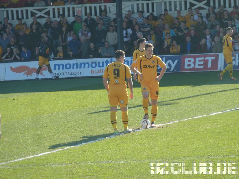 Newport County - Exeter City, Rodney Parade, League Two, 16.03.2014 - 