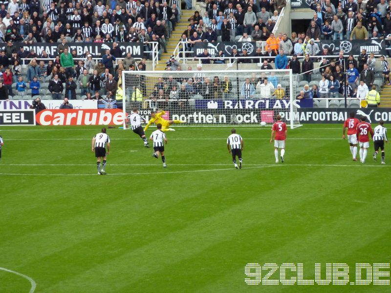 Newcastle United - Stoke City, St.James Park, Premier League, 26.09.2010 - 