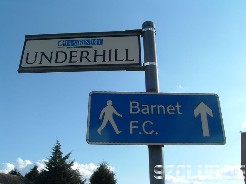 Underhill Stadium - Barnet FC, 