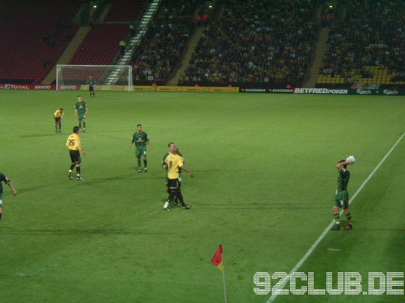 Watford FC - Norwich City, Vicarage Road, Championship, 13.09.2005 - 