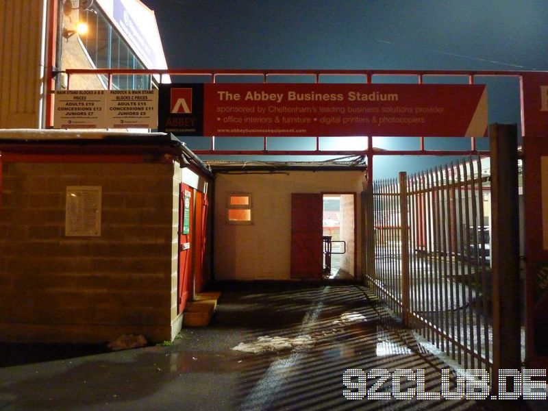 Cheltenham Town - Rochdale AFC, Whaddon Road, League Two, 25.01.2013 - 